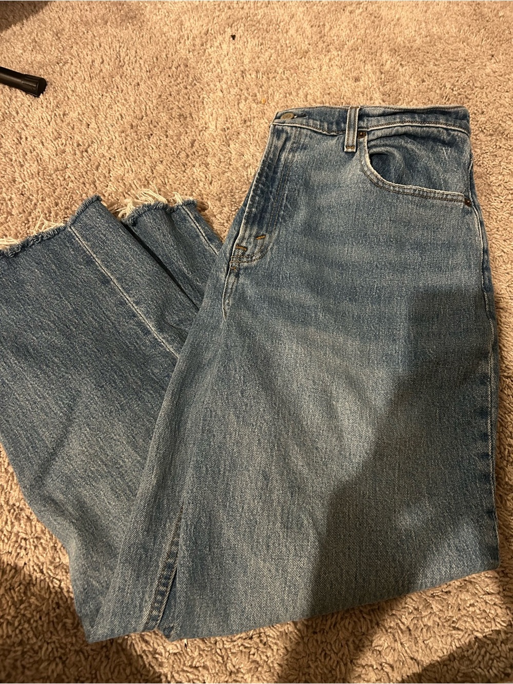 Abercrombie & Fitch Light Blue Ultra High Rise Jeans